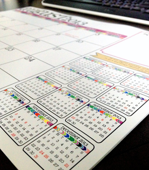 Much Ado About You Dest Calendar